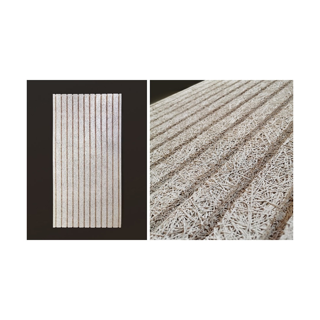 Plokštė Cewood frezuota Barcode balta