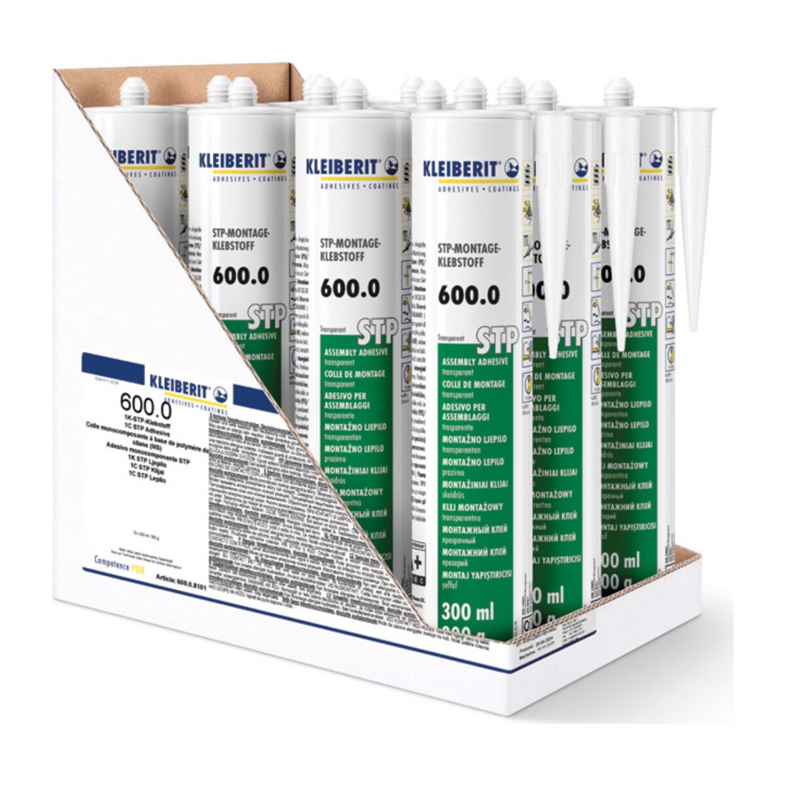 Klijai-hermetikas KLEIBERIT 600.0 STP skaidrus