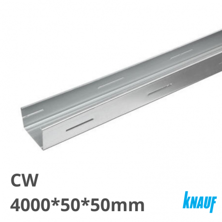 KNAUF pertvarų profilis CW 4000*50*50*0,6mm