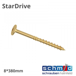 Medvaržtis didele galva 8*380/ 100 StarDrive GPR® T40
