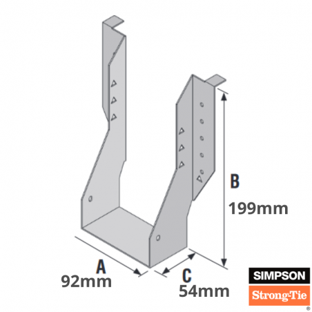 SIMPSON Kilpa balkiui 199*92mm